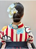 横浜卒業式ヘア着付け成人式浴衣ダブルカラーハイトーンカラー