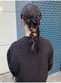 【 sayaca 】着付け　ヘアアレンジ　ヘアセット　袴アレンジ