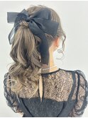 ふわふわポニーテール