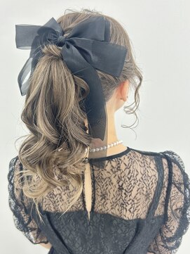 ヘアセットサロン サロンエイミー(salon aemii) ふわふわポニーテール