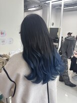 アライブ ハラジュク(ALIVE harajuku)&nbsp;【ALIVE 夕貴】ブルーグラデーションカラー