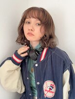 テトヘアー(teto hair)&nbsp;ボブ　ブリーチカラー　透明感ブラウン　ベージュカラー