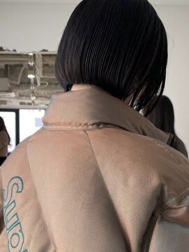 エイチ(H) 40代50代ハンサムショートアンブレラカラーベリーショートウルフ