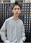 スパイキーショート/刈り上げなしニュアンスパーマ/メンズカット