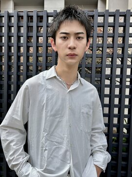 ヒュージ 表参道(huge) スパイキーショート/刈り上げなしニュアンスパーマ/メンズカット
