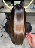 イメチェンヘアスタイル/レイヤーカット/縮毛矯正/美髪矯正