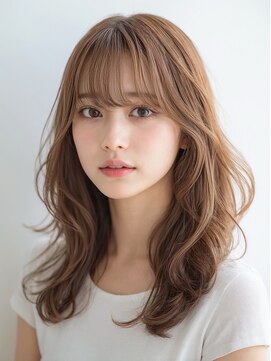 エル 横浜 ウエスト(eL 横浜 west) くびれヘア  美髪  ハイライトカラー　アプリコットオレンジ