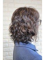 松本平太郎美容室 国立店&nbsp;40代50代60代×ミディアムウェーブ×イノアカラー×ハイライト