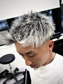 ホワイトメッシュ　ジェットフェード