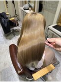 髪質改善アルカリ酸熱トリートメント