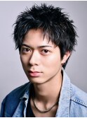 アップバングバングスパイキーショート