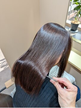 髪質改善トリートメント/美髪矯正/縮毛矯正/ブラウン/ベージュ