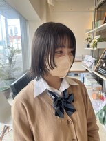 ベイコレクト(BAY COLLECT)&nbsp;顔まわりレイヤー//切りっぱなしボブ/黒髪ボブ/ボブ