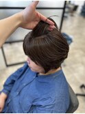 ショートでも長持ちするパサつかないショートボブ