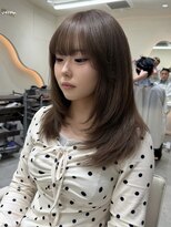 エンネ 新宿(enne)&nbsp;ナチュラルブラウン×レイヤーカット