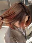 淡いピンクピンクベージュダブルカラーペールベージュブリーチ