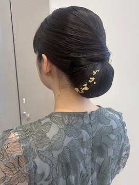 ザザ ZA/ZA 茗荷谷 タイトシニヨン/ヘアセット/ヘアアレンジ/シニヨンヘア/茗荷谷
