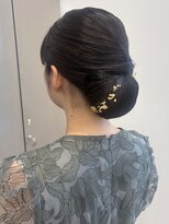 ザザ ZA/ZA 茗荷谷 タイトシニヨン/ヘアセット/ヘアアレンジ/シニヨンヘア/茗荷谷