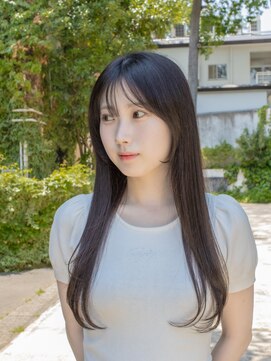 アルブ ウオマチ(alb.UOMACHI) ツヤ感ロングレイヤー#20代#30代#40代