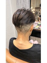 スタジオシージェー(Studio CJ) 大人女性ツーブロックベリーショート×バリアート