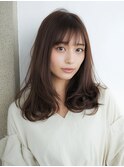 ダークブルーワンホンレイヤー/ニュアンスウルフ/デジタルパーマ