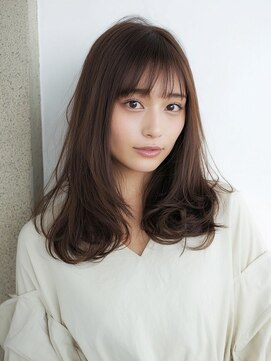 ニーフ 恵比寿(neaf) ダークブルーワンホンレイヤー/ニュアンスウルフ/デジタルパーマ