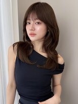 ソヨン 大宮店(SOYON)&nbsp;《SOYON》チョコレートブラウンカラー　セミロングレイヤ―