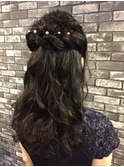 ゆるふわねじりハーフアップ　　　【京成大久保】