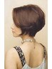 《ツヤ感◎》アミノケアカラー/頭皮保護＋カット　￥12500～→￥11250