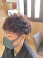 アールモンドヘア新世界&nbsp;メンズマッシュスタイル　ツイストスパイラル