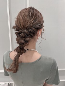 ネオリーブギンザ 銀座店(Neolive GINZA) 編みおろし結婚式ヘア
