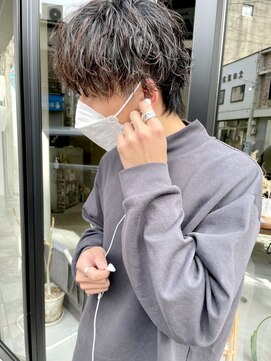 ヘアー アイス ルーチェ(HAIR ICI LUCE) メンズパーマ ツイストスパイラル マッシュ 担当城倉