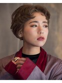 【kakan鎌倉】アッシュベージュのショートスタイル