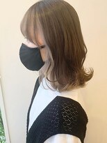 ミミヘアーガーデン(mimi hair garden) フェイスフレーミング★ホワイトベージュ/セミロング