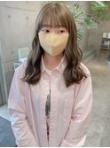 ダブルカラーで出来る透明感カラー