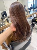 【mirei】艶髪ベージュブラウン/大人ゆるふわフェミニンロング