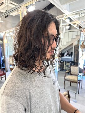 プライベートサロン キッテ(private salon kitte.) 大人メンズのウェーブボブ