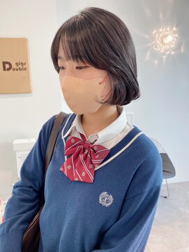 ギグスダブル 栄店(gigs double) 似合わせデザインカット/ショートボブ