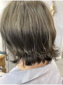 波巻きショートボブ