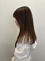 ゼンドットカラスマ(Zen.karasuma)&nbsp;大人ハイライト×地毛風ストレート20代30代40代