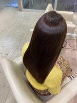 ビームズヘア 藤が丘店(Bee Ms HAIR)&nbsp;サラツヤロングベージュカラーブリーチしない透明感カラー