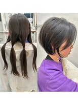 ロミー 本厚木(ROMMY.)&nbsp;ヘアドネーション/大人可愛いイメチェンショート　ROMMY.本厚木