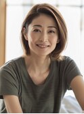 〇暗めカラーグランマッシュフェイスフレーミングデザインカラー
