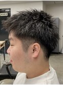 スパイキーショート/ジェットモヒカン/ショートバング/men's