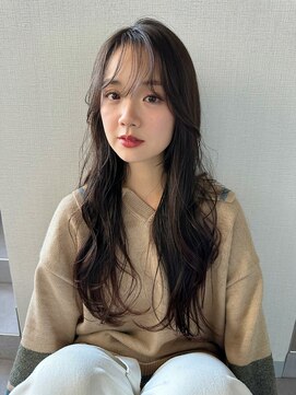 アム(amu) 2wayバング/前髪カット/レイヤーカット/くびれヘア