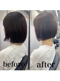 【市井友佳子】美シルエットボブ
