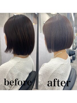 ヘアサロン ドットプラス 町田店(dot. plus) 【市井友佳子】美シルエットボブ