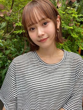 グリーン 町田(green) 【BOB】あごラインボブ/オレンジベージュ