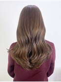 ロング韓国ヘアくびれヘア美髪顔周りレイヤー_ba544021