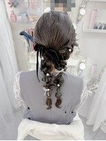 ツイン編みおろし